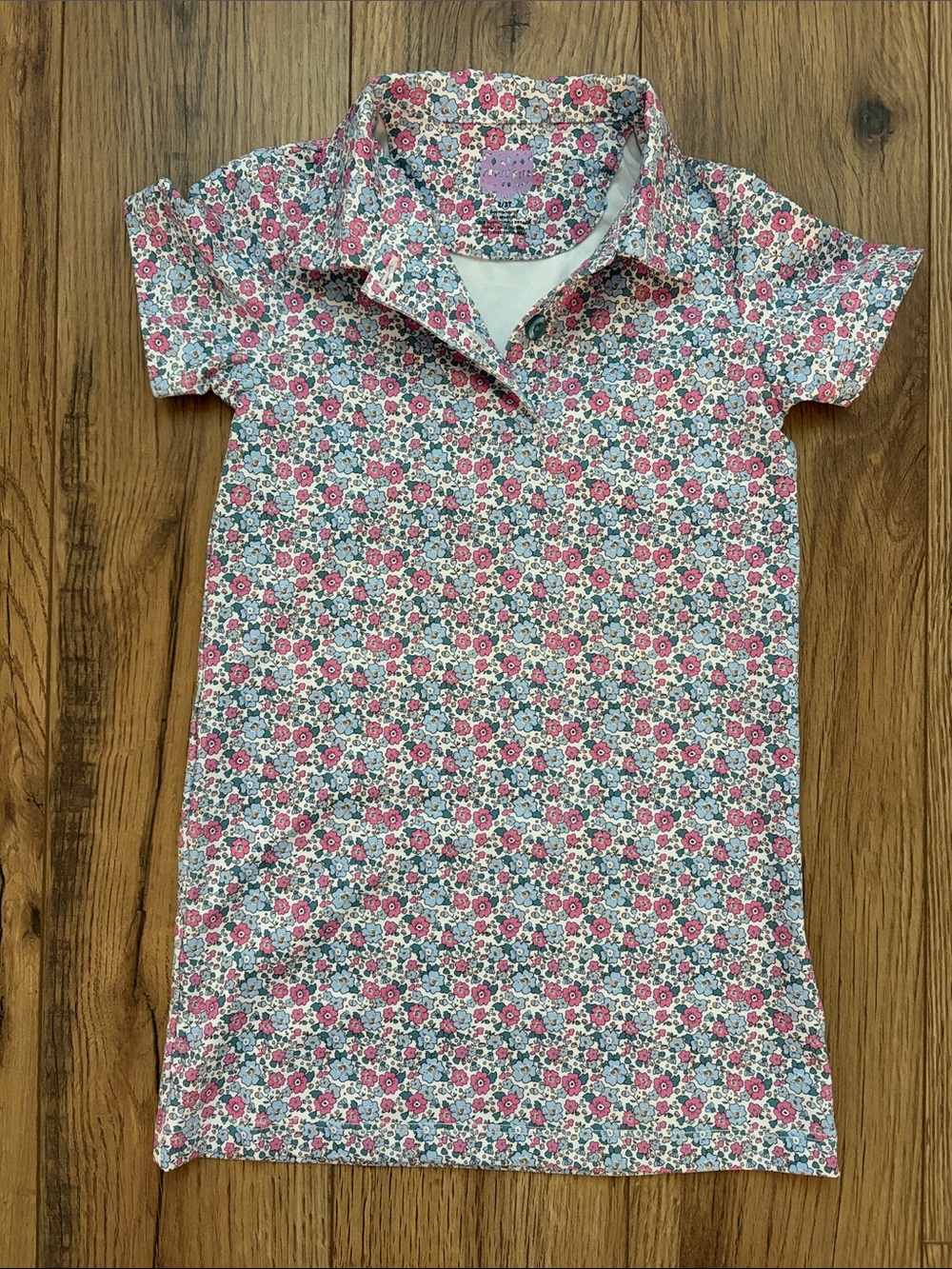 Poppy Kids Co Pink Floral Polo Dress - Pops Polos